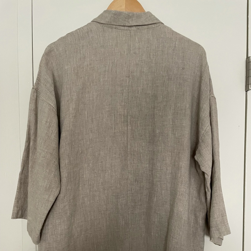 Esby Simone Linen Jacket - Tanstone - Picture 6 of 15